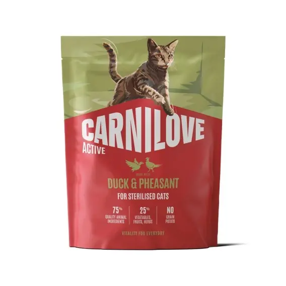 Carnilove Active Kaczka i Bażant 400g sucha karma dla kotów dorosłych Tylko dziś