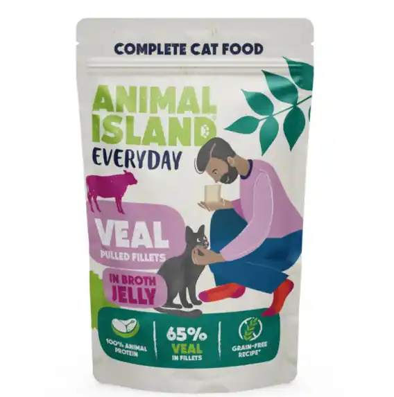 Animal Island Cielęcina fileciki w galarecie - karma mokra dla kota 85g Kup online