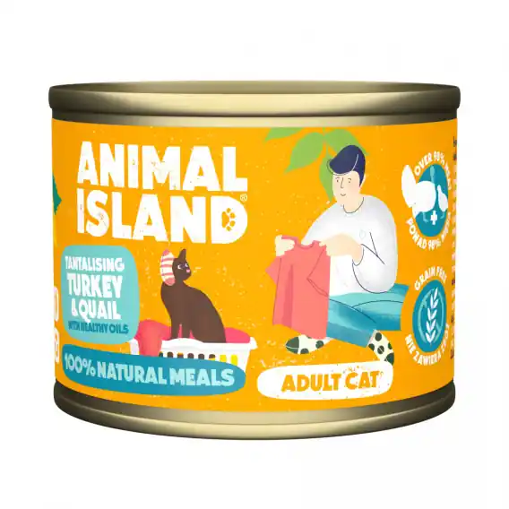 Animal Island indyk i przepiórka - mokra karma dla kota 200g Bezpieczna płatność