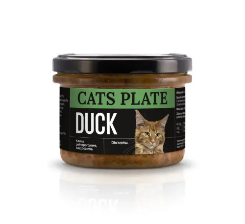 Ostatnia szansa Cats Plate Kaczka i Indyk 180g dla kota