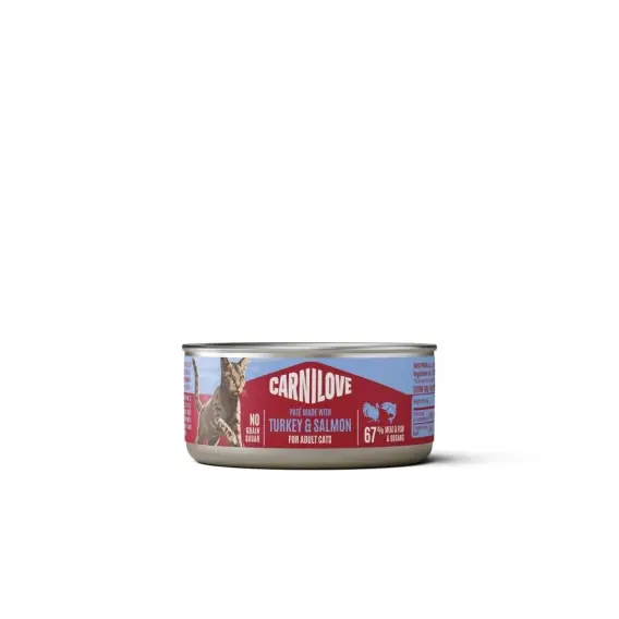 Wyjątkowa oferta Carnilove Pate Turkey Salmon - pasztet dla kota indyk łosoś 100g