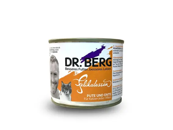 Dr. Berg Felikatessen - indyk i kaczka 200g Rabat