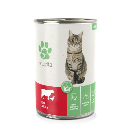 Ostatnie sztuki Fellicita Cat Beef & Duck - wołowina z kaczką 400g