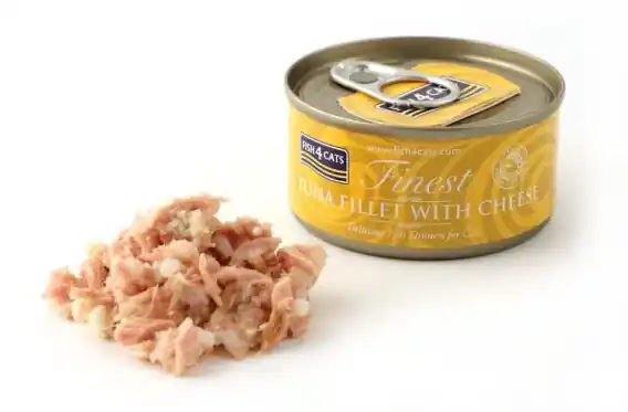 Ostatnie sztuki Fish4Cats Filety tuńczyka z serem 70g
