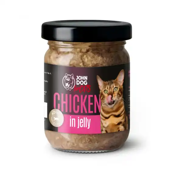 John Dog for Cats kurczak w galaretce 100g Obniżka ceny