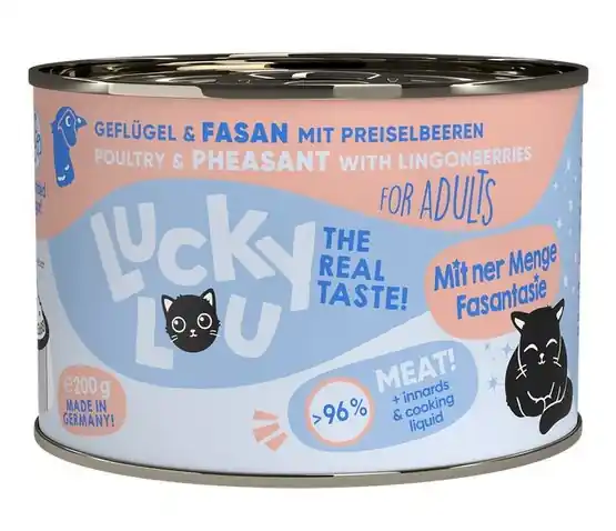 Ostatnia szansa Lucky Lou Lifestage Adult Drób i bażant 200g