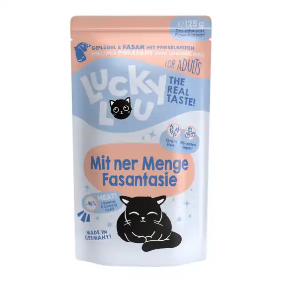 Lucky Lou Lifestage Adult Drób i bażant saszetka 125g Oferta limitowana