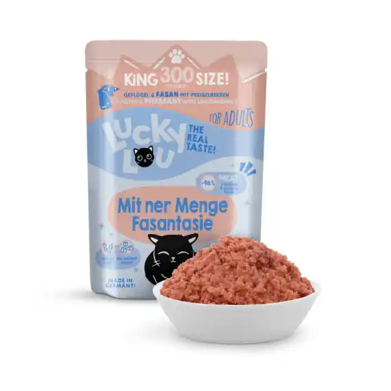 Lucky Lou Lifestage Adult Drób i bażant saszetka 300g Najlepsza cena