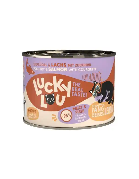 Lucky Lou Lifestage Adult Drób i łosoś 200g Super okazja