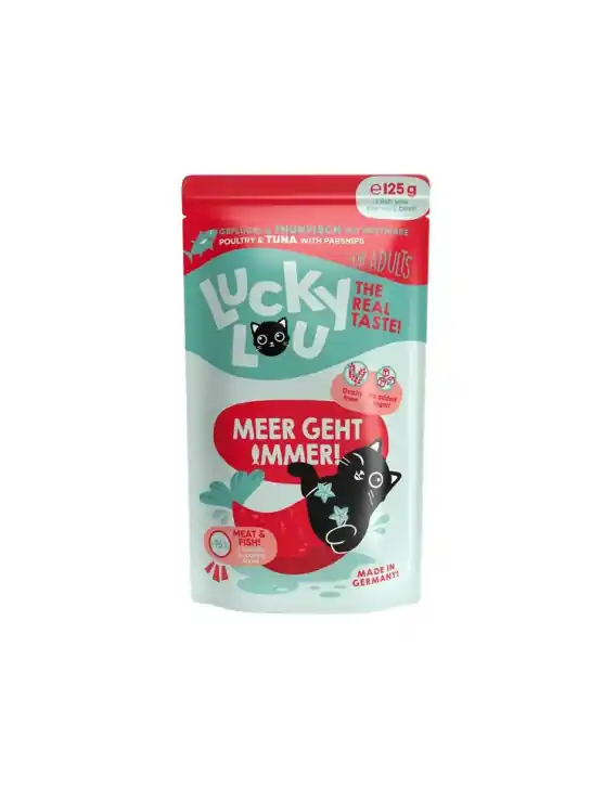 Lucky Lou Lifestage Adult Drób i tuńczyk saszetka 125g Nowość