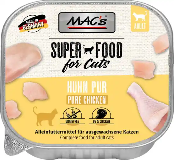 MAC‘s Cat Superfood kurczak - tacka 100g Nie przegap
