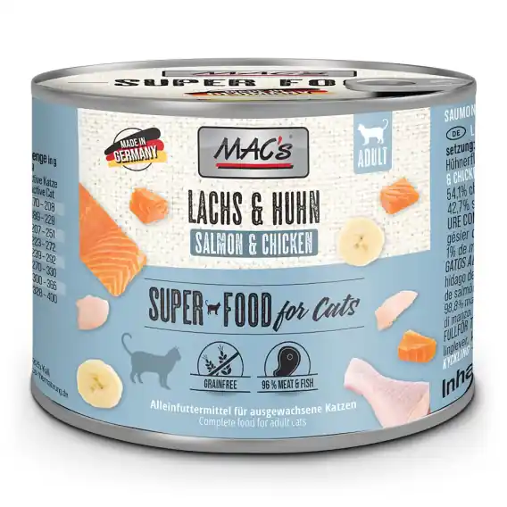 Kup teraz MAC‘s Superfood kurczak i łosoś 200g
