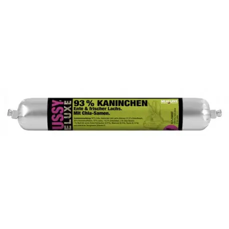 Meatlove PUSSY DELUXE 93% RABBIT, DUCK AND FRESH SALMON 100g Oferta