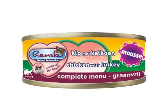 Renske Cat Fresh Meat Chicken with Turkey - kurczak z indykiem, karma dla kota pełnoporcjowa mus 70g Dostępne od ręki