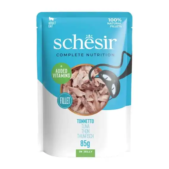 Wybór klientów Schesir Tuna Fillet in Jelly tuńczyk w galarecie - karma dla kota 85g