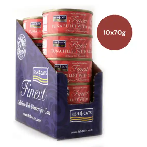 Zestaw 10x70g Fish4Cats Filety tuńczyka z łososiem Tylko dziś