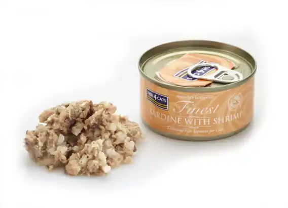 Fish4Cats Sardynka z krewetkami 70g Szybka wysyłka
