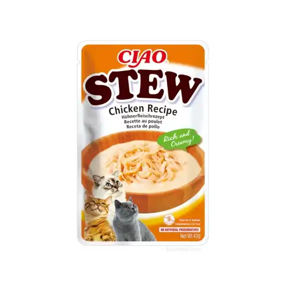 Dodaj do koszyka Inaba Ciao Stew Chicken kurczak - potrawka w sosie dla kota 40g