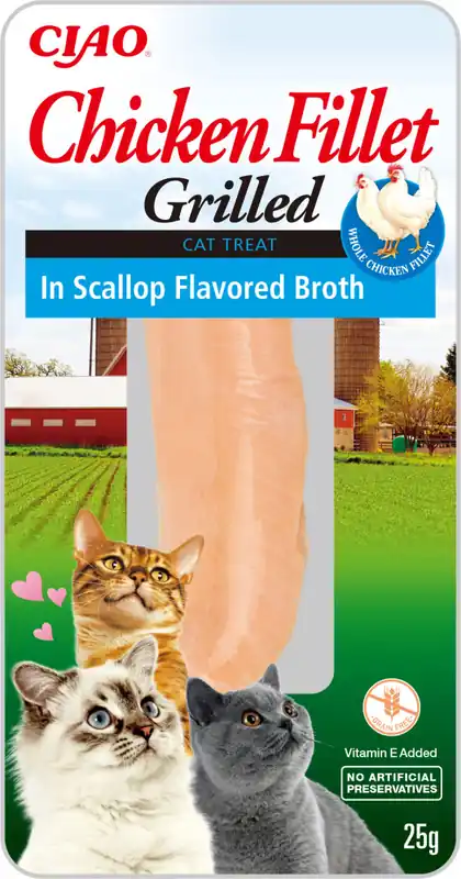 INABA Grillowany filet z kurczaka w bulionie z przegrzebków 25g Obniżka ceny