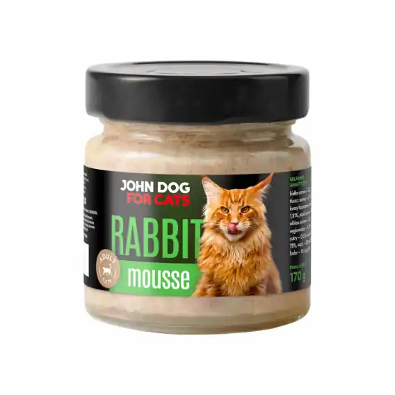 Ostatnia szansa John Dog for Cats mus z królika 170g