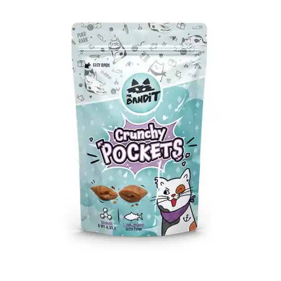Mr. Bandit Crunchy Pockets z tuńczykiem - przysmak dla kota 40g Tylko dziś