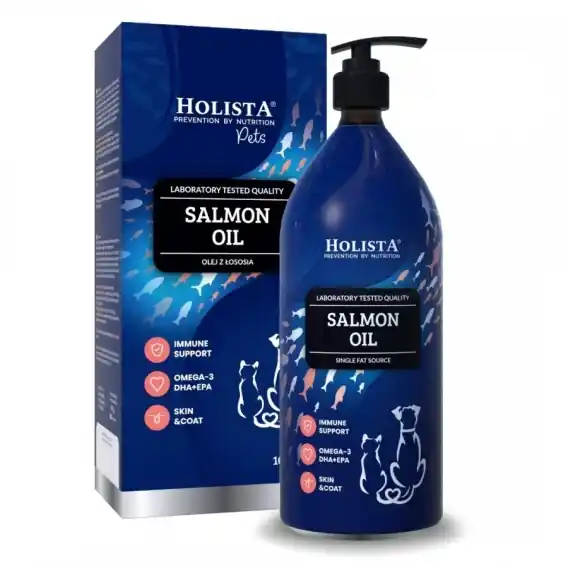 Holista olej z łososia 1000ml Szybka wysyłka