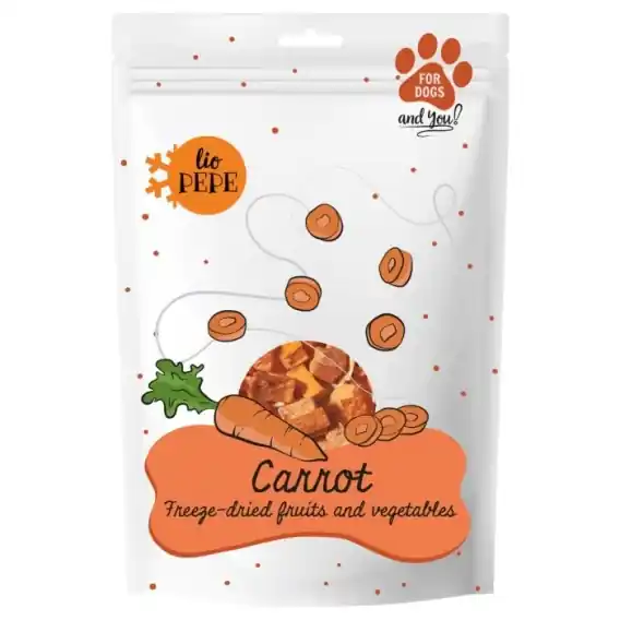 Popularny Lio PEPE Carrot - przysmak dla kota liofilizowana marchewka 25g