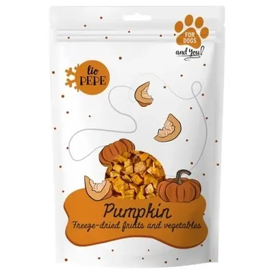 Lio PEPE Pumpkin - przysmak dla kota liofilizowana dynia 20g Bezpieczne zakupy