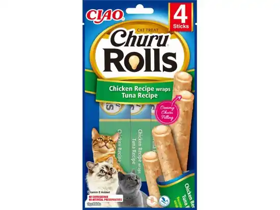 INABA Churu Rolls dla kota - przysmak Tuńczyk Okazja