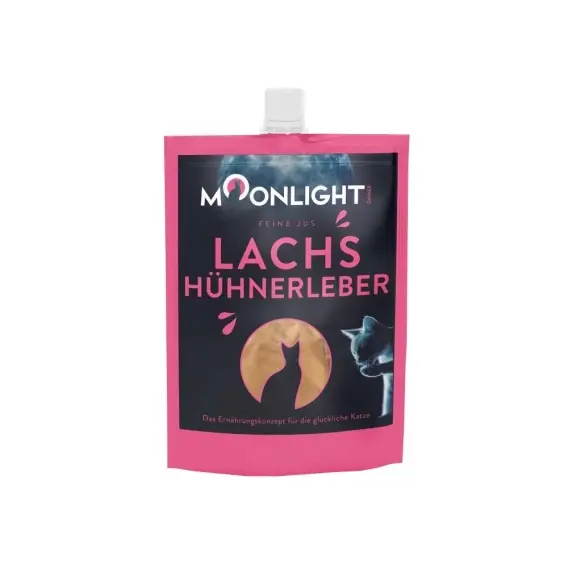 Moonlight Dinner sos łosoś z wątróbką z kurczaka - przysmak dla kota 60g Rabat