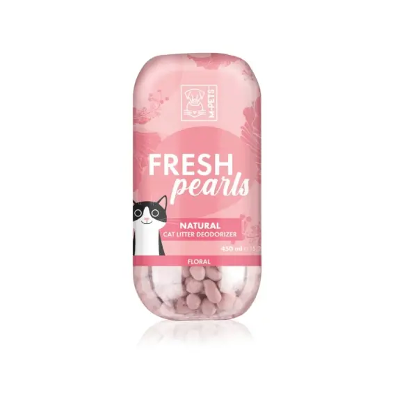 M-PETS FRESH Pearls FLORAL - granulki aromatyzujące do kuwet 450ml Premium