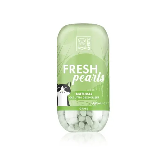 M-PETS FRESH Pearls GRASS - granulki aromatyzujące do kuwet 450ml Rabat