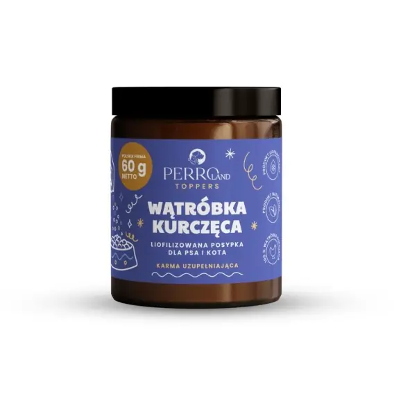 PERROland TOPPERS Wątróbka kurczęca liofilizowana posypka dosmaczacz 60g Nie przegap