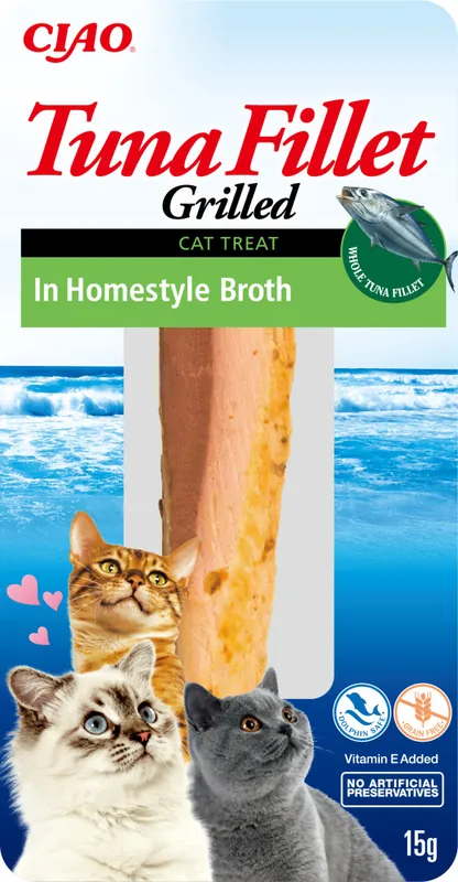 Tylko dziś Inaba Ciao Tuna Fillet in Homestyle Broth filet z tuńczyka w domowym rosole 15g