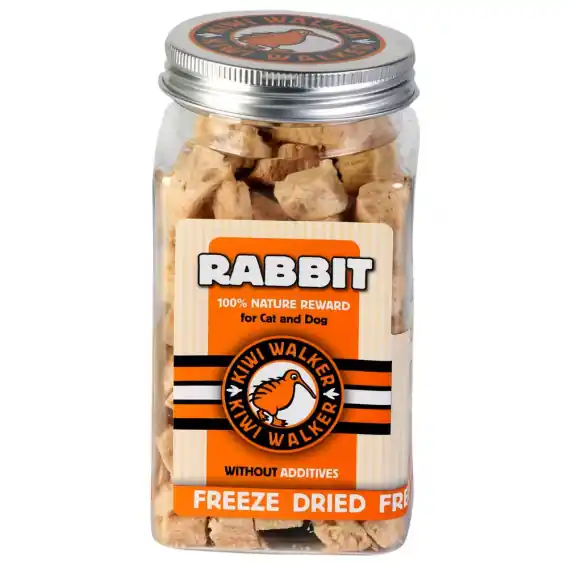 Tylko do końca tygodnia Kiwi Walker Snacks Rabbit królik - liofilizowane przysmaki dla kota 75g