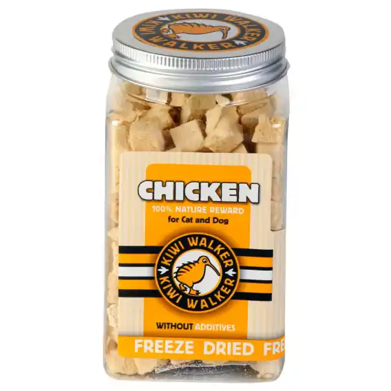 Bezpieczna płatność Kiwi Walker Snacks Chicken kurczak - liofilizowane przysmaki dla kota 80g