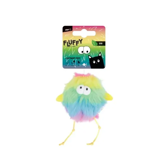 Nowy M-PETS FLUFFY catnip Zee - zabawka dla kota z kocimiętką