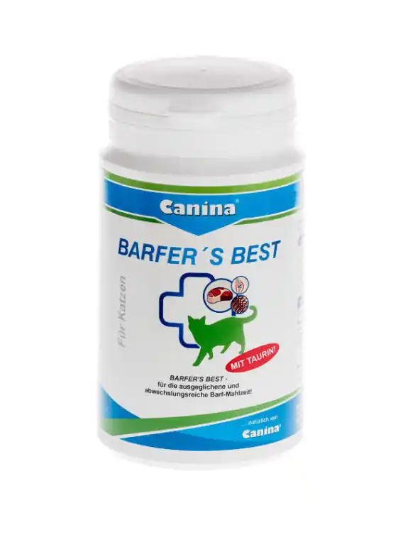 Nowy Canina BARFER‘S Best 180g - witaminy i minerały dla kotów z tauryną