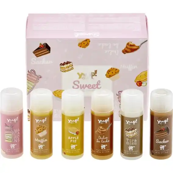 Ostatnie sztuki Yuup! Sweet Collection 6x30ml - zestaw 6 szamponów o słodkim zapachu dla psa i kota