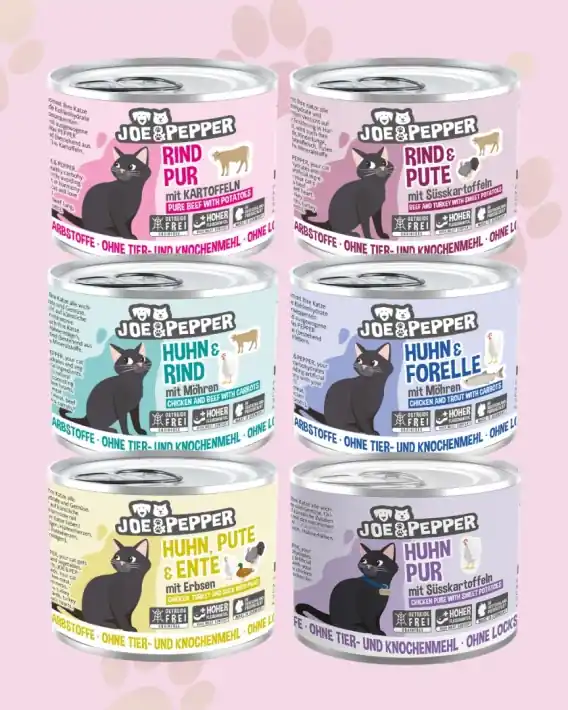 Szybka dostawa Joe & Pepper zestaw startowy 6x200g - mokra karma dla kota mix smaków