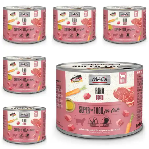 Zestaw MAC‘s Superfood wołowina 6x200g Premium