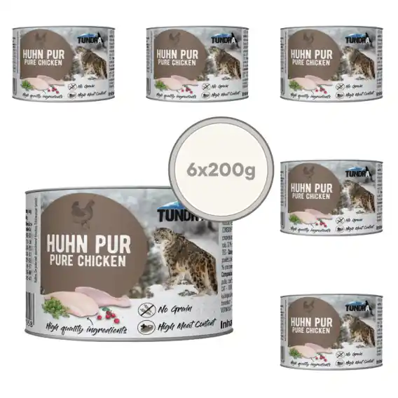 Zestaw TUNDRA Kurczak 6x200g karma dla kota Bezpieczne zakupy