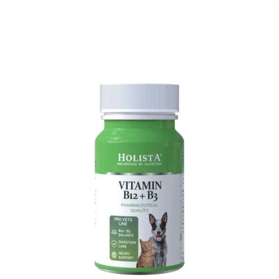 Nowość Holista Vitamin B12 + B3 - kobalamina i niacyna 90 tabletek