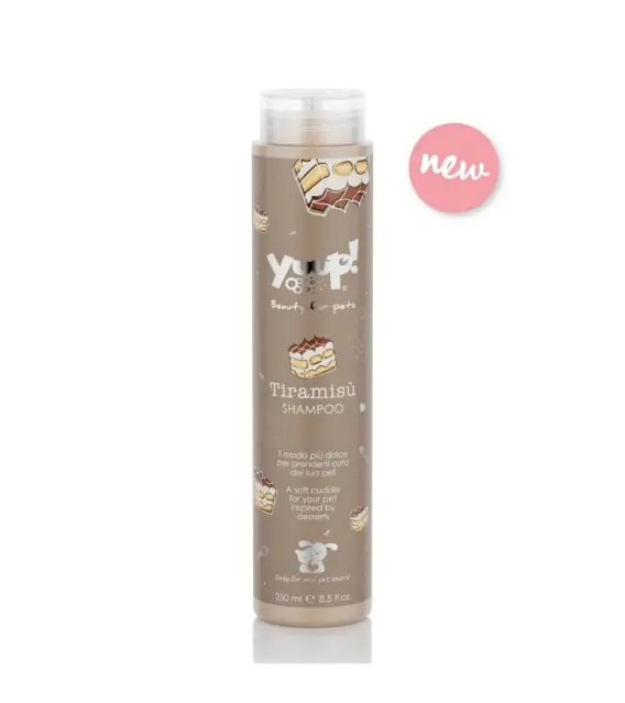 Wysoka jakość Yuup! Tiramisu Shampoo włoski deser kawowy - perfumowany szampon dla psa i kota 250ml
