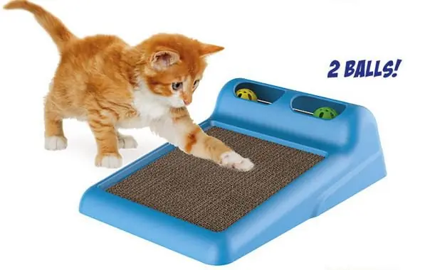 Yarro Flipper zabawka dla kota do drapania z piłeczkami 40x28x12cm Darmowy zwrot