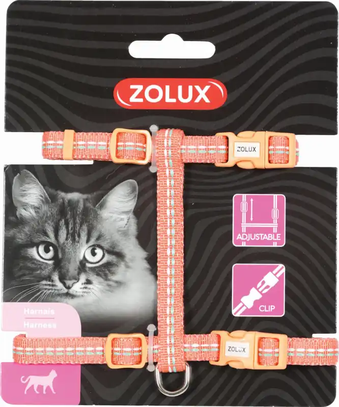 Zolux Tempo regulowane szelki dla kota nylonowe Premium