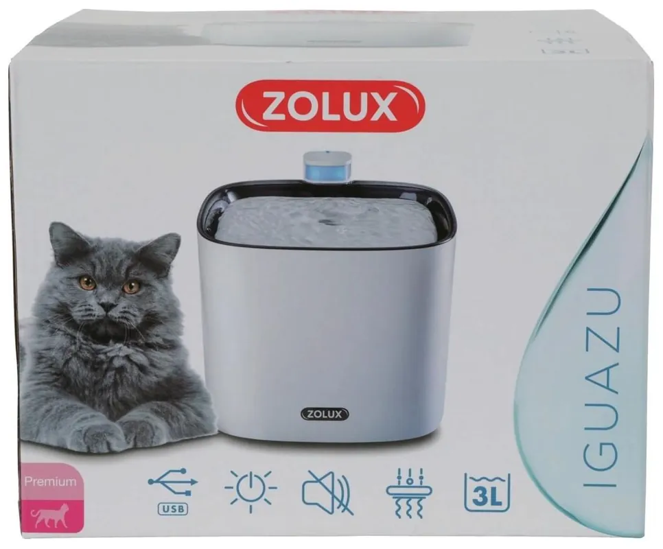 Zolux Iguazu Fontanna dla kota lub małego psa 3L Bezpieczne zakupy