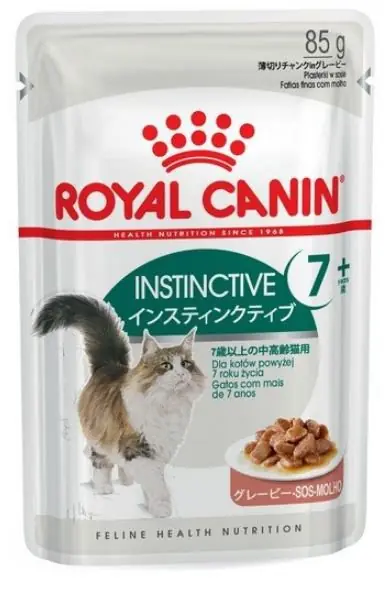Royal Canin Instinctive +7 w sosie karma mokra dla kotów starszych, wybrednych saszetka 85g Najlepsza cena
