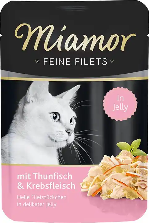 Miamor Kruche Fileciki w galaretce karma mokra dla kota 100g Szybka dostawa