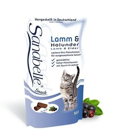 Sanabelle Snack jagnięcina i czarny bez 55g Zamów dziś